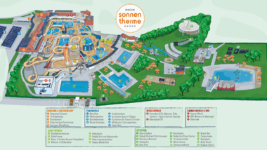 Sonnentherme Lutzmannsburg - a terület térképe